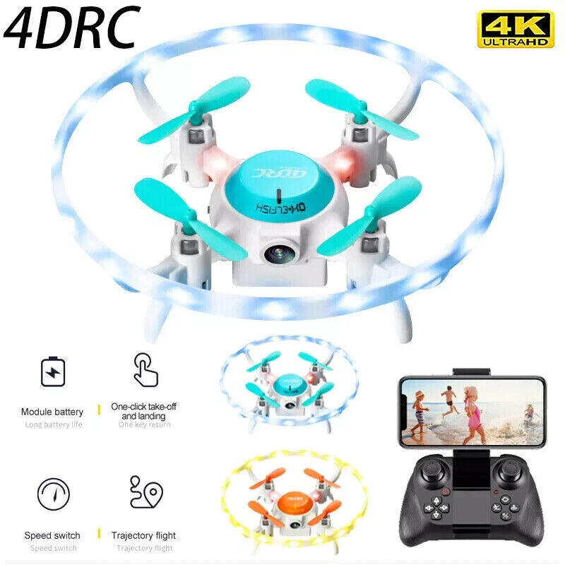UK 4DRC V5 Kids And Beginners Mini RC Drone RC Quadcopter With 720P HD